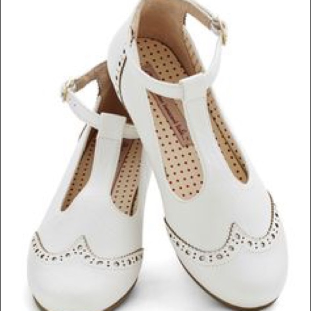 White saddle shoes